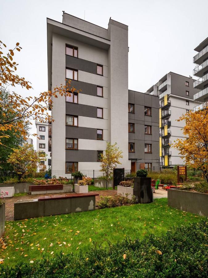 Ferienwohnung Apart D&K Free Parking Cybernetyki 2E Warschau Exterior foto